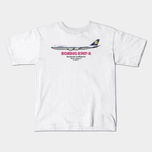 Boeing B747-8 - Deutsche Lufthansa "Retro Colours" Kids T-Shirt